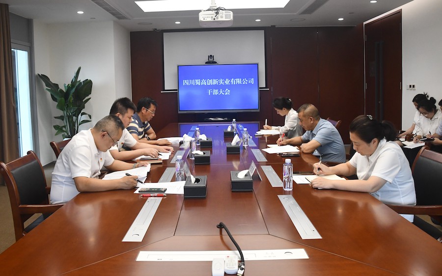 蜀道高速集團黨委副書記、董事趙根出席創(chuàng)新實業(yè)公司干部大會.jpg